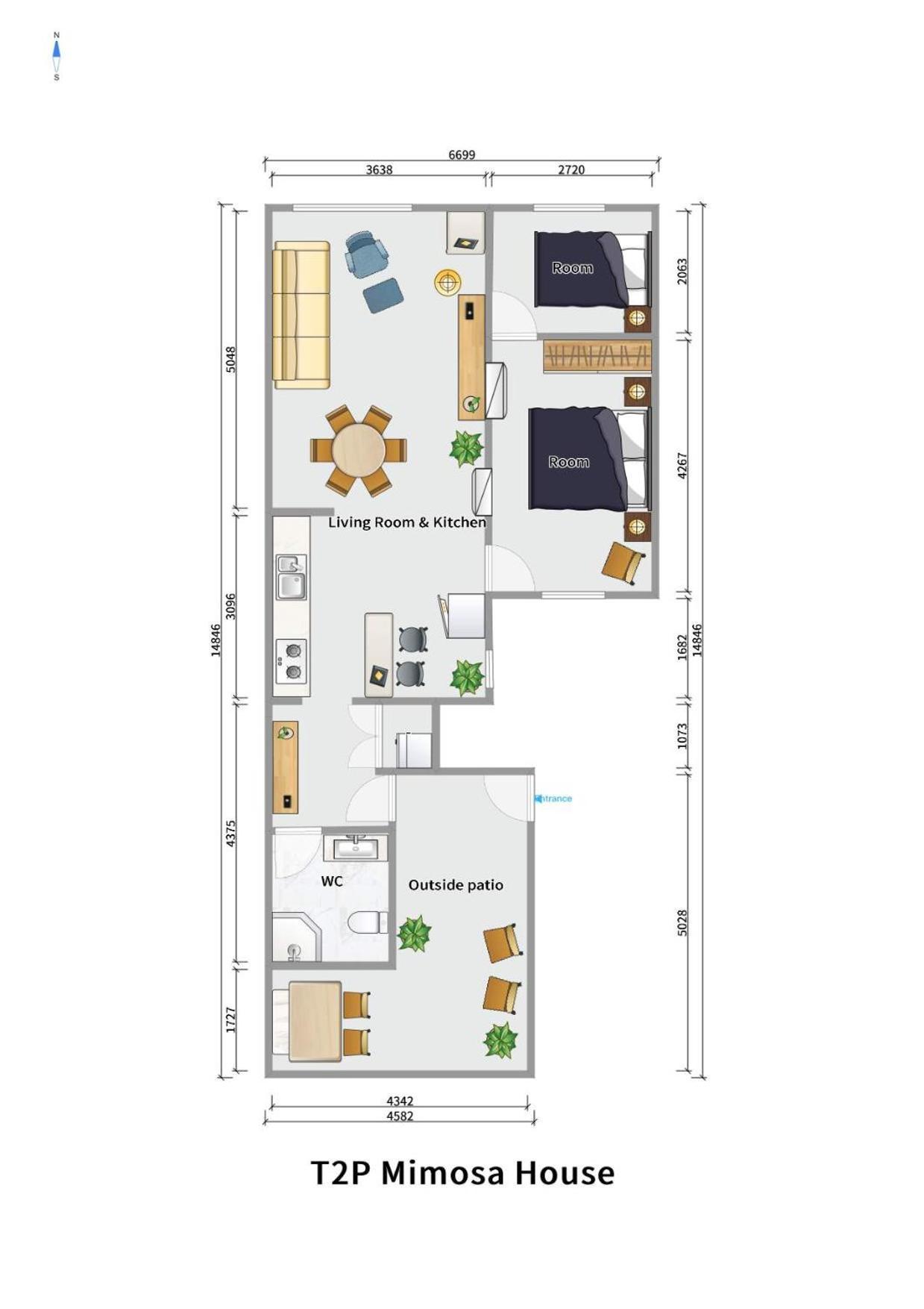 T2P Mimosa House Apartment Vila Nova de Gaia Bagian luar foto